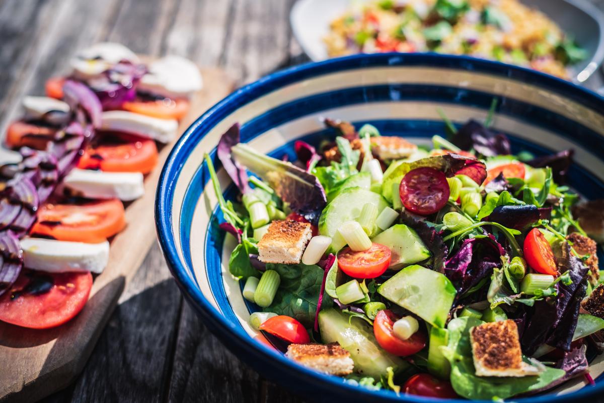 Eating More Salad Is Savory to the Palate and a Valid Source of Vitamins and Fiber