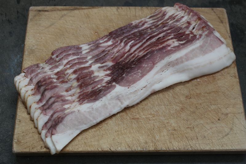 Pork – organic nitrate-free bacon, frozen