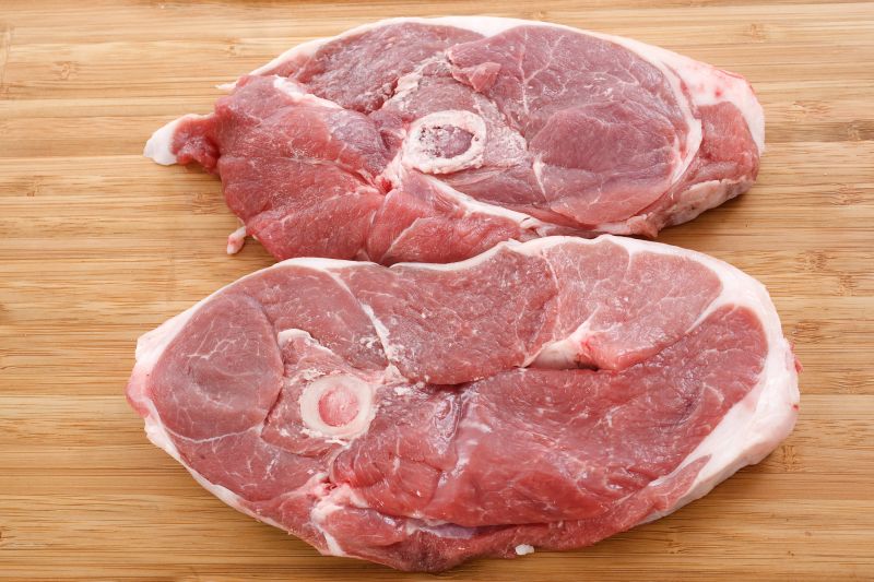 Lamb – organic leg steaks “chump chops”, frozen