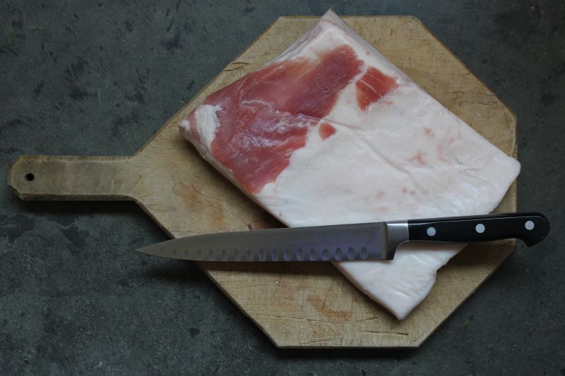 Pork – organic fatback, frozen