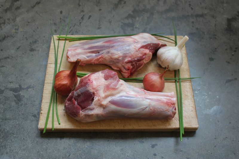 Lamb – organic lamb shanks, frozen